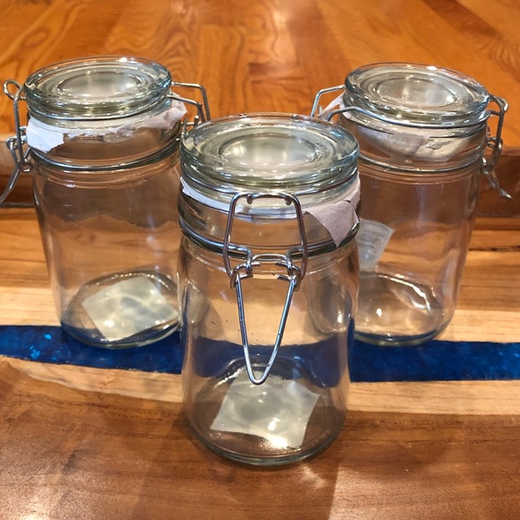 Download Nicole Office Fwp Glass Craft Jars With Clamp Lid Poshmark
